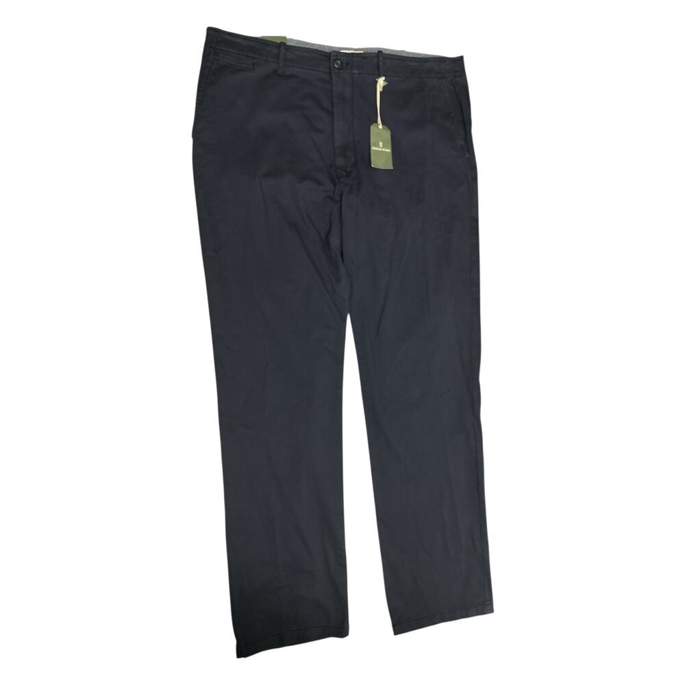 Mutual Weave Men 40x36 Pants Navy Blue The Officer Chino Relaxed Casual Straight